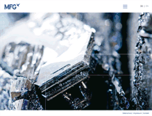 Tablet Screenshot of mfg-germany.com